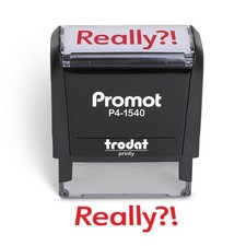 Promot Stamp - Really - Self Inking Rubber 0.5625 x 1.5 inches