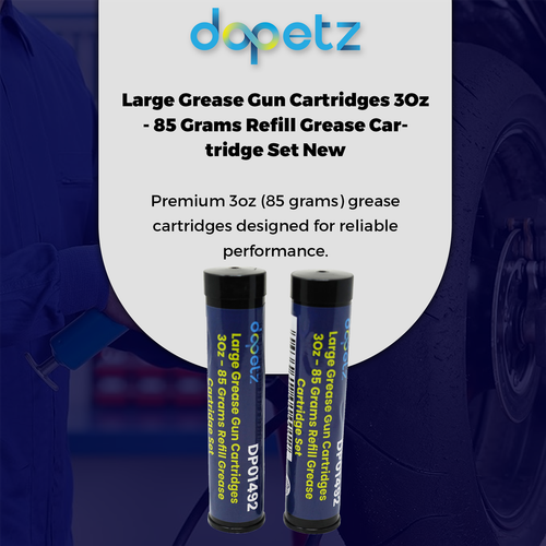 Grease Gun Cartridge 3Oz 85 Grams Refill Grease Cartridges 2PCS | eBay UK
