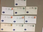 ten '60 Israel special covers with diff SLOGANS