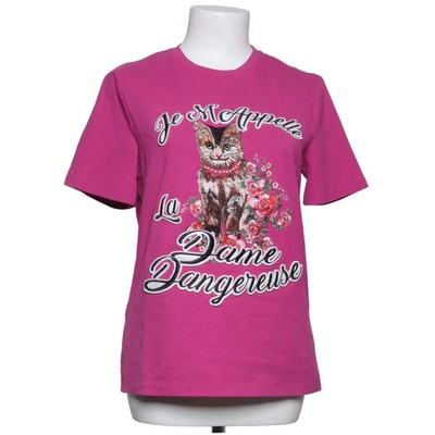 H&M Trend, T-shirt, Größe: 38, Pink, Elasthan/Baumwolle, Print, Damen #7FC