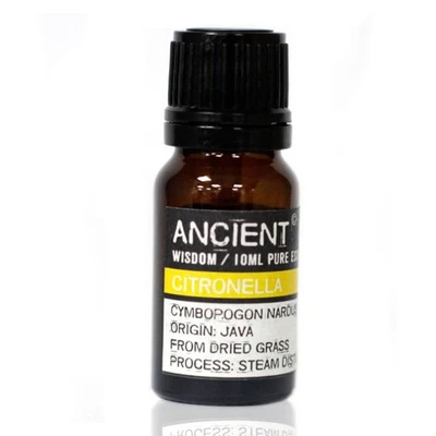 ANCIENT WISDOM SRO, Citronella-Öl – 100 % naturreines ätherisches Öl - 10 ml