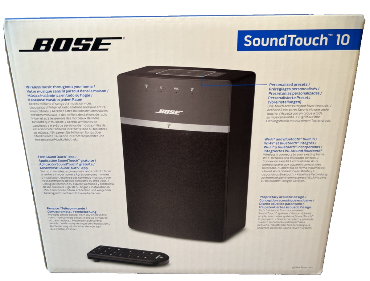 Bose SoundTouch 10 Wireless Music System Model 416776 - Black for