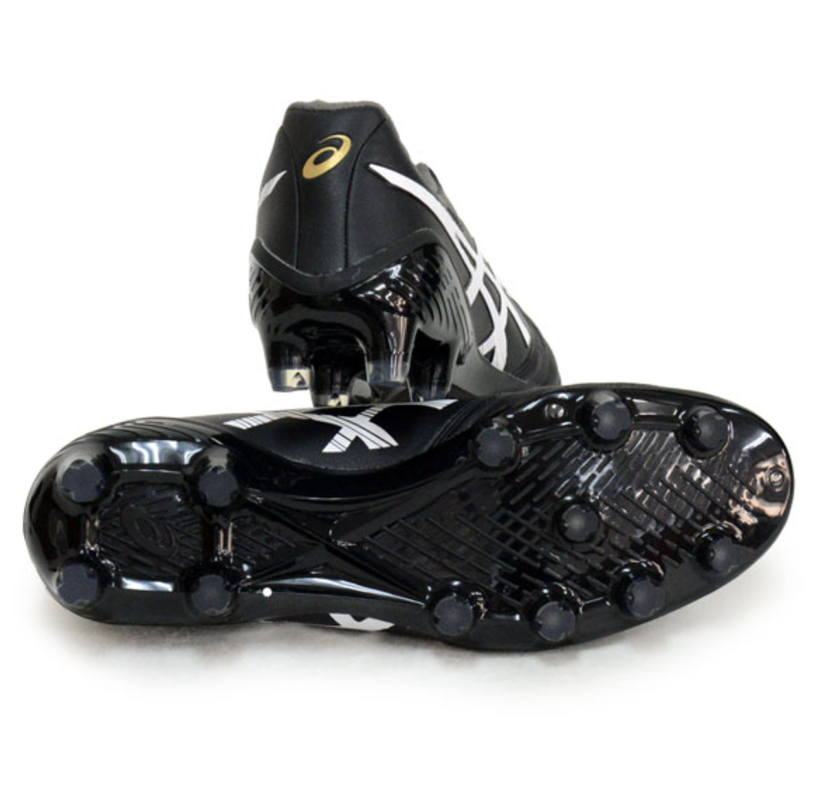 【ASICS】x-fly5 27.0 ASICS DS LIGHT X-FLY 5 1101A047 001 Black White Soccer