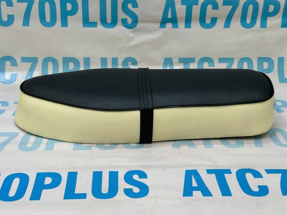 Honda C50 C100 C102 C105 Ca100 Supercub 1959 a 1969 asiento completo blanco y negro. Foto 4 de 4