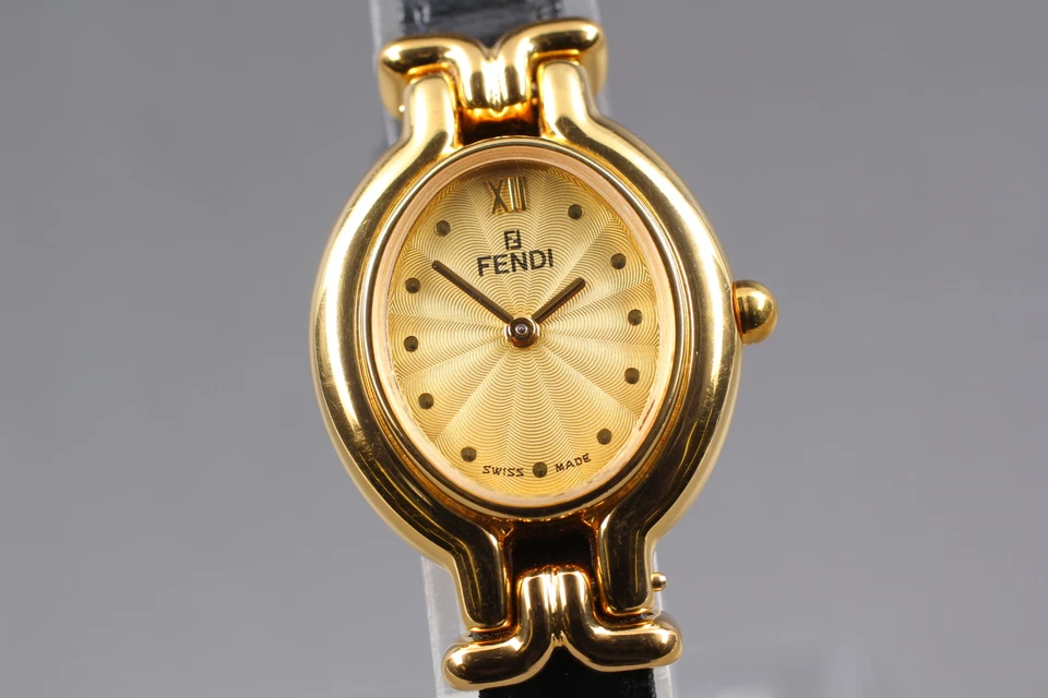 [NEAR MINT w/BOX] FENDI 640L change belt 5 colors Quartz Women's From JAPAN Y086 - image 4 of 4