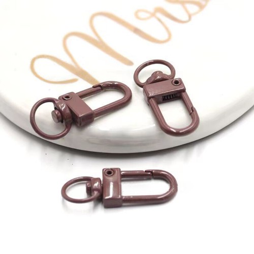 1pcs Mix Candy Color Snap Rotating Lobster Clasp Hooks Metal Plated DIY Jewelry - Photo 9/10