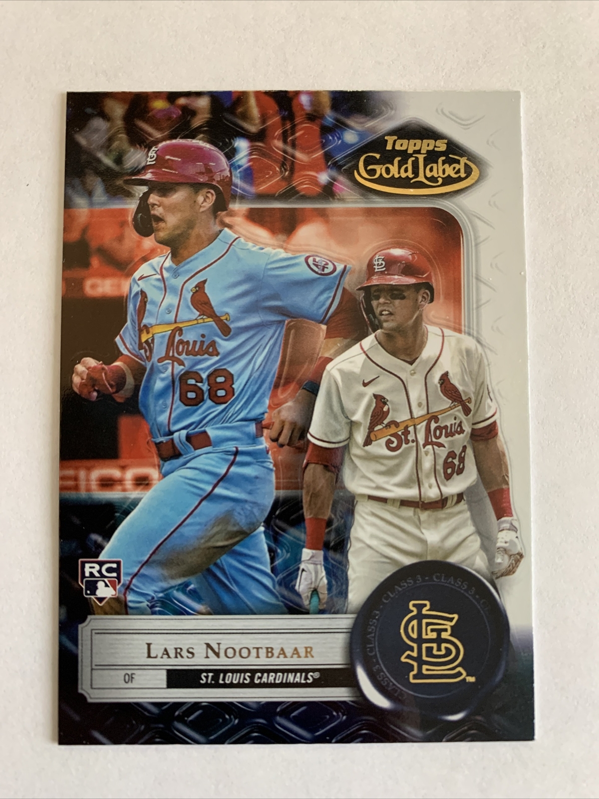 2022 Topps Gold Label Class 3 #18 Lars Nootbaar - St. Louis Cardinals RC JAPAN