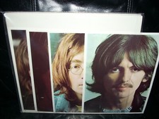 BEATLES white album  rock  2lp reissue apple PHOTOS  POSTER