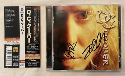 D.C. Cooper - S/T (Japan CD w/OBI) Signed by D.C. Cooper & Tore Ostby-Conception
