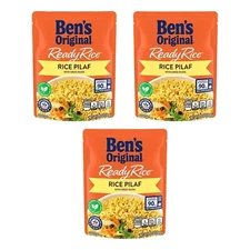 BEN'S ORIGINAL Ready Rice Pouch Rice Pilaf, 8.8 oz. (3 Pack)