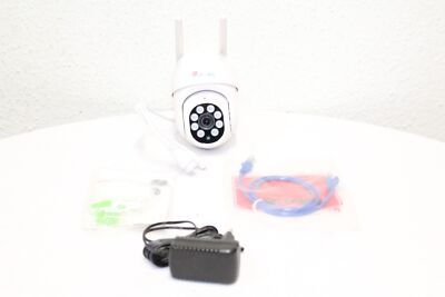 Ctronics PTZ Überwachungskamera mit Wlan 1080p Weiß Neu Rechnung MwSt