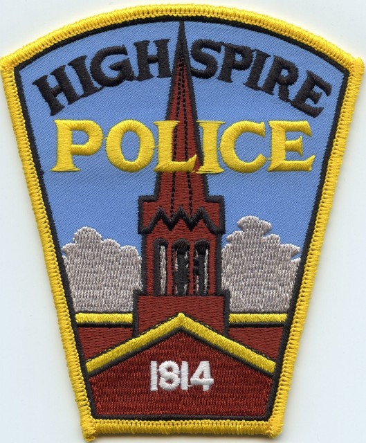 HIGHSPIRE PENNSYLVANIA PA POLICE PATCH eBay
