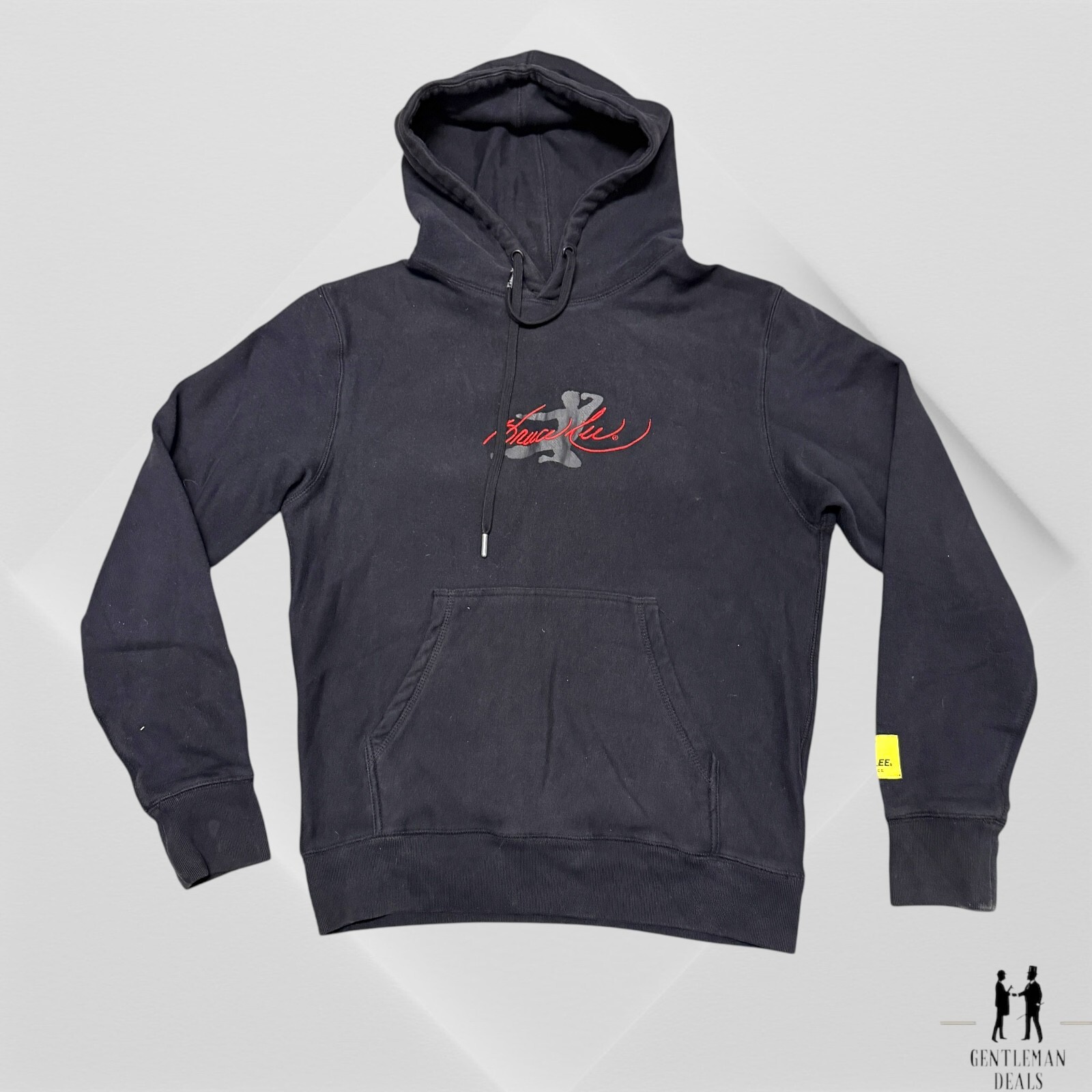 Bruce Lee Mens M Shoe Palace The Dragon Pull Over Sweatshirt Hoodie Embroidered thumbnail 2