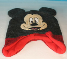 Disney Winter Knit Hat Kids Cloths Mickey Mouse Ears 2T-5T