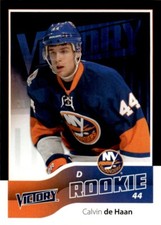 2011-12 Upper Deck Victory BLACK Calvin de Haan Rookie New York Islanders #301