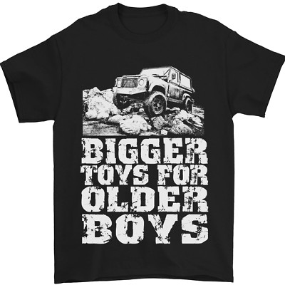 Bigger Toys ältere Jungen 4X4 Off Roading Herren T-Shirt 100% Baumwolle