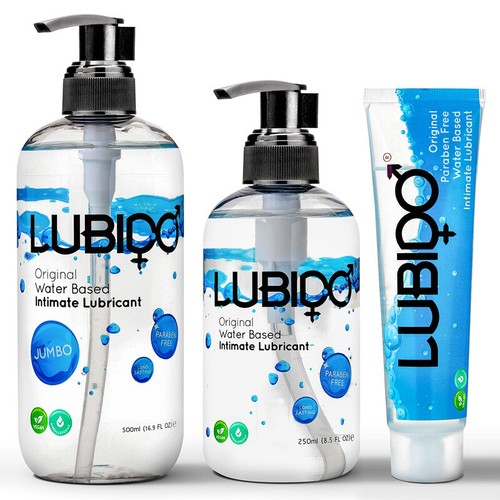 Lubido ORIGINAL lubricant Water based lube Intimate Paraben free Jumbo