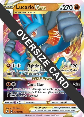 Lucario VSTAR SWSH214 Jumbo Cards