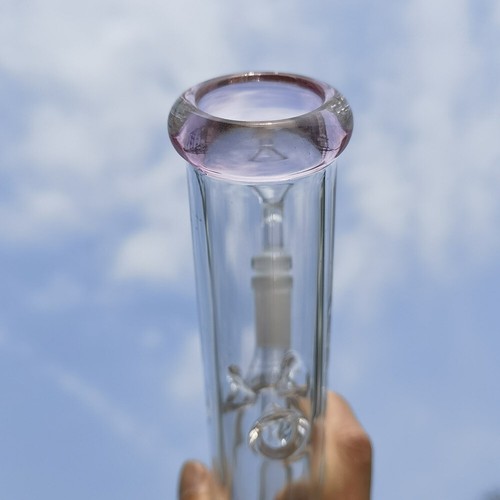 8" Glass Hookah Heavy Hand Pipe Smoking Pipes Hookahs Classic Beaker W/ Downstem - Picture 6 of 11