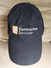 Home Depot Hat Contractor Services Pencil Holder Construction Cap Strap Back 
