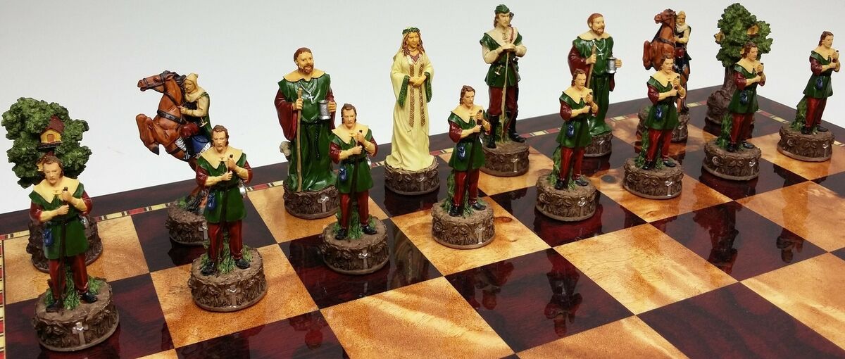 Medieval Times Robin Hood set of chess men pieces NEW - NO Board