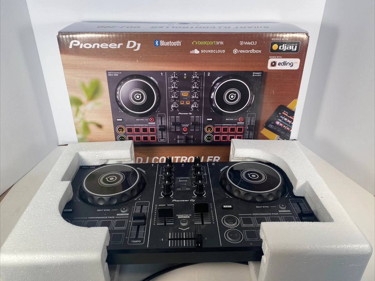 Pioneer DDJ-200 DDJ200 2-Deck Portable Smartphone PC/Mac Starter