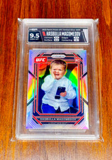Hasbulla Magomedov 2023 Panini Prizm UFC🥊HGA 9.5 GEM MT🥊Silver Prizm🥊Rookie