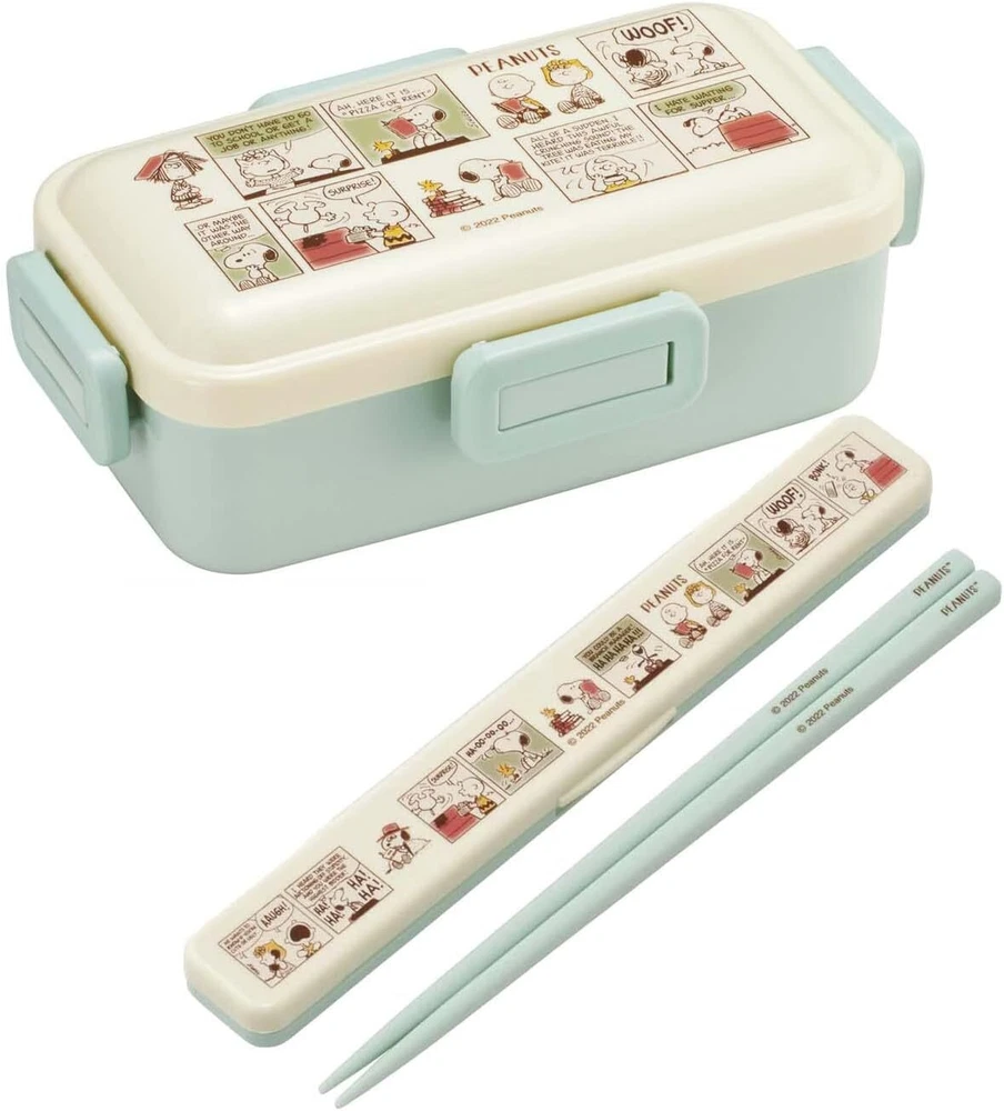 Skater Bento Box Snoopy Peanuts 530ml Antibacterial Dome Lunch Box