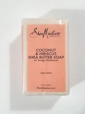 Shea Moisture Bar Soap Coconut & Hibiscus Shea Butter For Dull Skin 8 Ounces