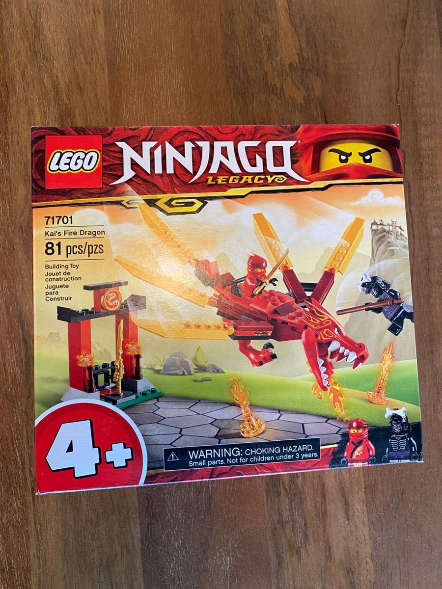 Lego Ninjago, Kai's Fire Dragon Set #71701: Brand New/Factory