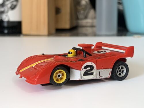 AFX Aurora Tyco Red Ferrari 312 #2 G-Plus 1732-001 Slot Car Race Vintage Tyco - Picture 1 of 11