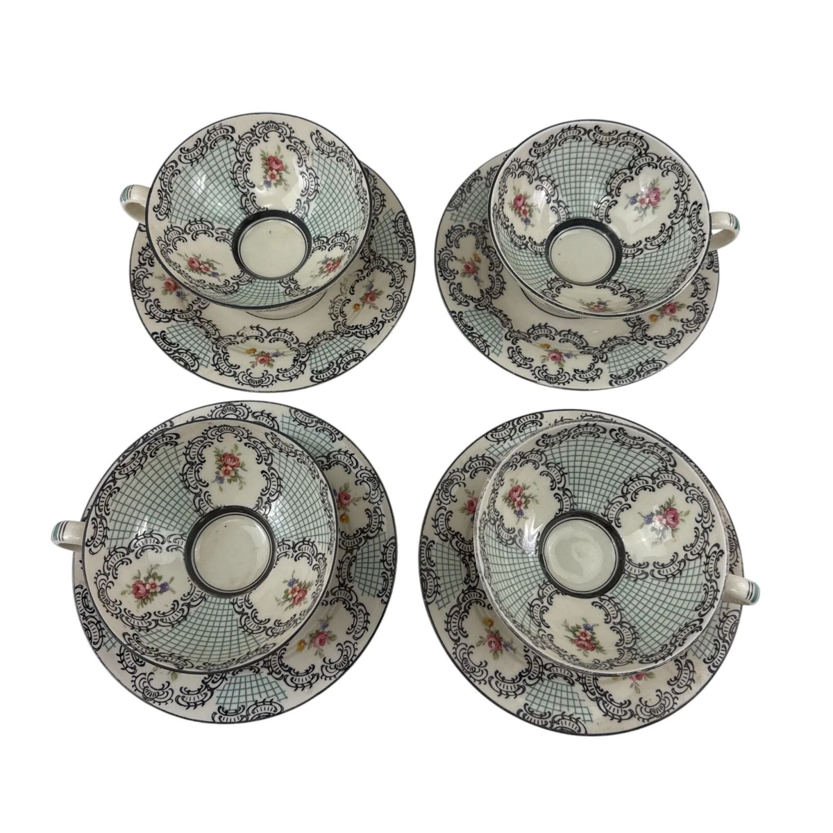 Zeh Scherzer Bavaria In Antique Ceramic & Porcelain Cups & Saucers