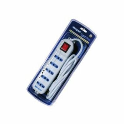 Multiple socket slipper 5 places 10/16A two-pass plug protection wall fixing