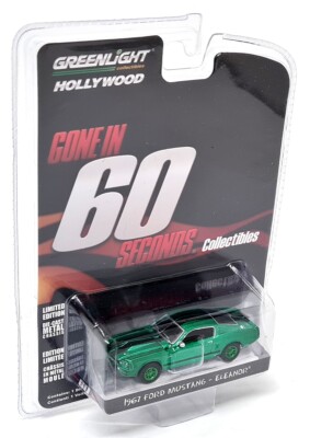 Greenlight 1/64 Eleanor Ford Mustang '67 Gone In 60 Second Green