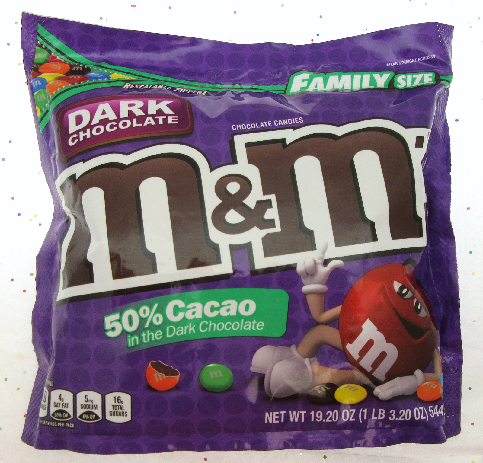 M&M's ~ Dark Chocolate ~ m and m ~ Candy ~ 19.20oz Family Size Bag ...
