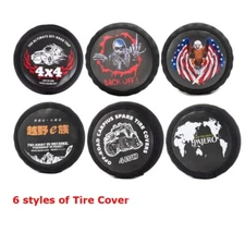 1pc Leather Spare Tire Cover for 1/10 RC TRX-4 SCX10 Crawler Wheels