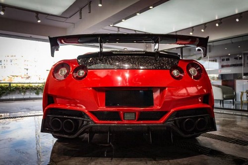 For Nissan GTR R35 2017 MY17 Carbon Fiber Wide Body Rear Fender Flares - Picture 5 of 12