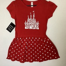 Disney Castle Disney Character Red Polka Dot ...
