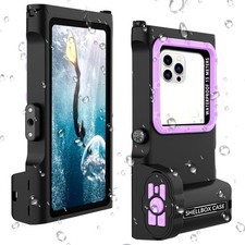 Professional Snorkeling Diving Waterproof Case, Bluetooth Connection with APP...