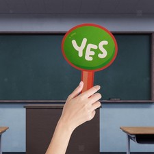 Yes No Classroom Signs Classroom Voting Paddle Event Supplies Accessories Small