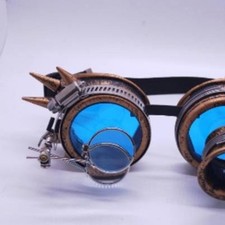 Funky SteamPunk Goggles Photo Props Colored Lenses Cosplay