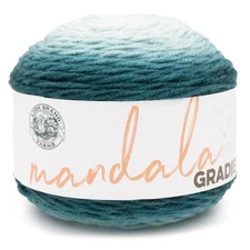 Lion Brand Mandala Gradient Yarn-Dark Teal