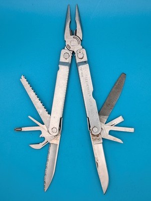 LEATHERMAN Super TOOL Multi Function Tool PLIERS, Stainless! 06/98 DATE! USED