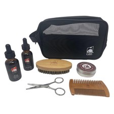 Professional Beard Care Kit- Doppler Travel Bag, Professional Trimming Scisso...