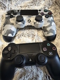 Sony PlayStation 4 Console - 500 GB (CUH1215A) Tested Working Two Controllers