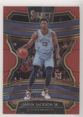 2019-20 Panini Select Concourse Red Prizm 117/199 Jaren Jackson Jr #14 7m3