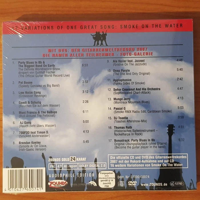 NEUE CD+DVD - ZOUNDS - VARIOUS - The definitive Smoke On The Water Show - Bild 2 von 2