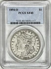 1894 O MORGAN SILVER DOLLAR PCGS XF40