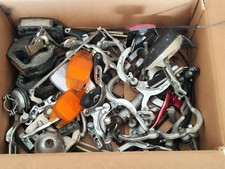 Aus einer Auflösung: Konvolut alter Fahrrad Teile und Zubehör
