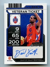 2025-26 Contenders EuroLeague David Vanterpool, CSKA Moscow Veteran Ticket Auto
